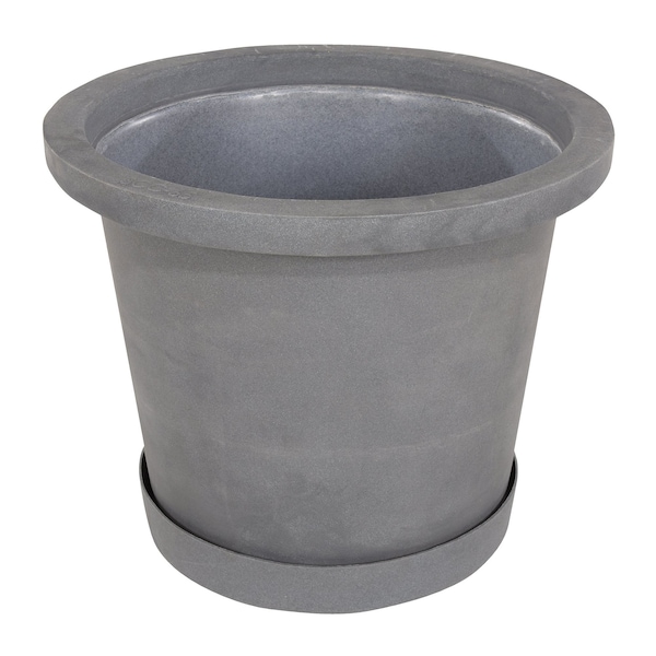 INDUSTRIAL PLANTER, GRANITE GRAY
